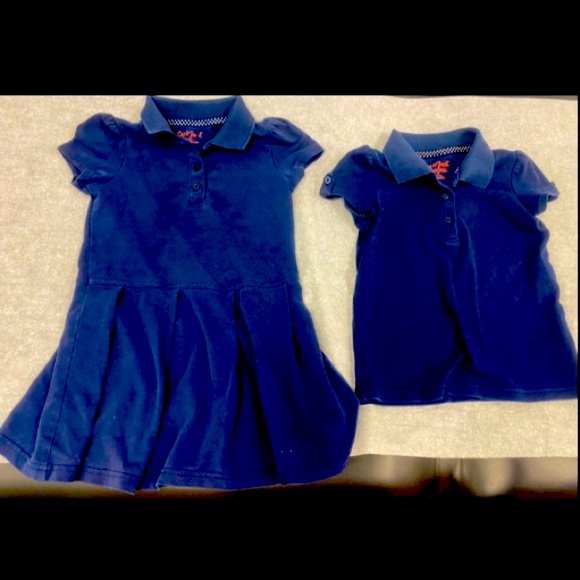 Cat & Jack Dresses Euc Bundle Cat Jack School Uniform Duo Set Dress